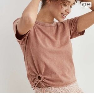 Aerie Side Cinch Short Sleeve Tee